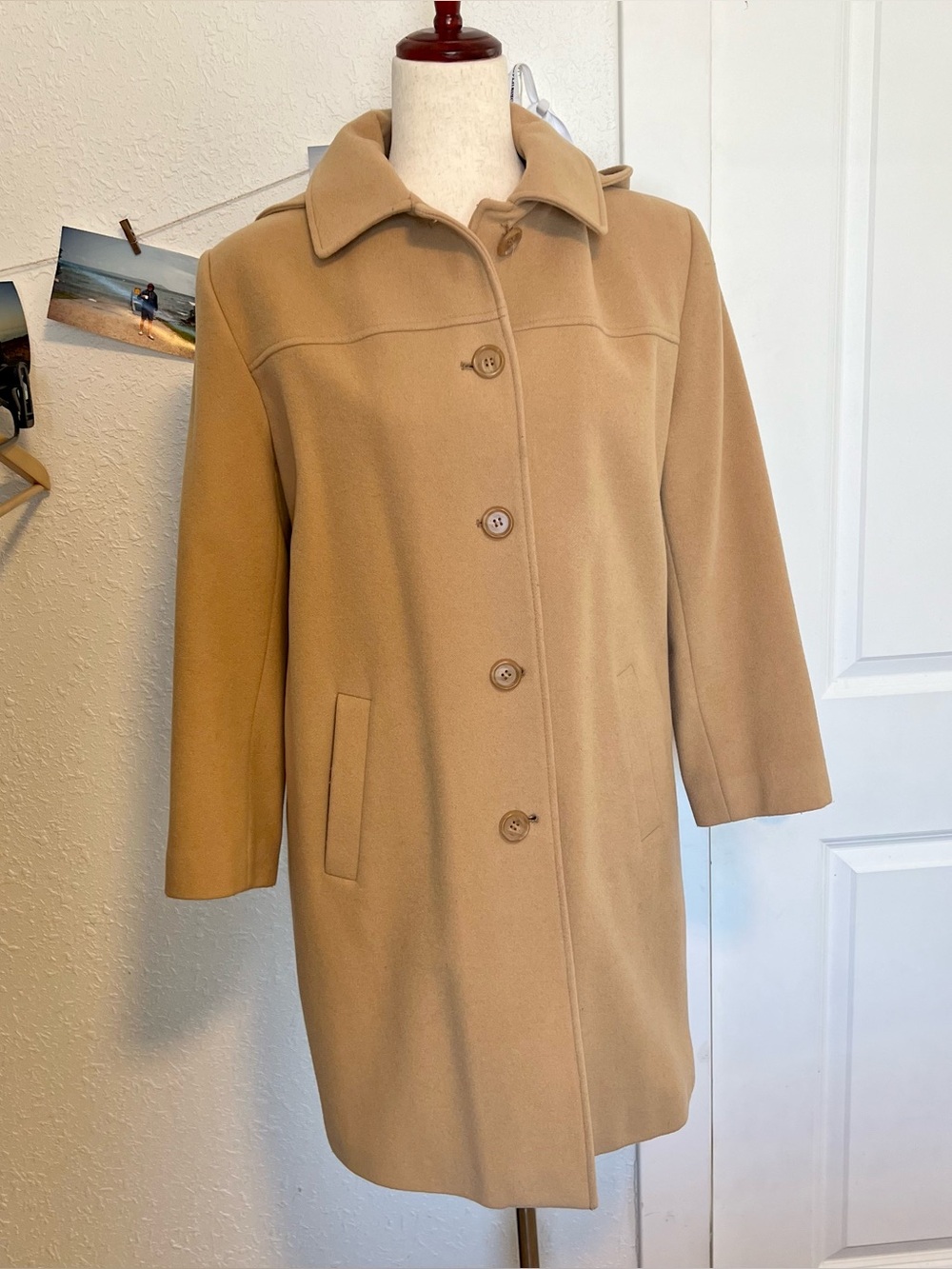 VNTG Collection by Gallery Wool-Bled Trench‎ Peacoat